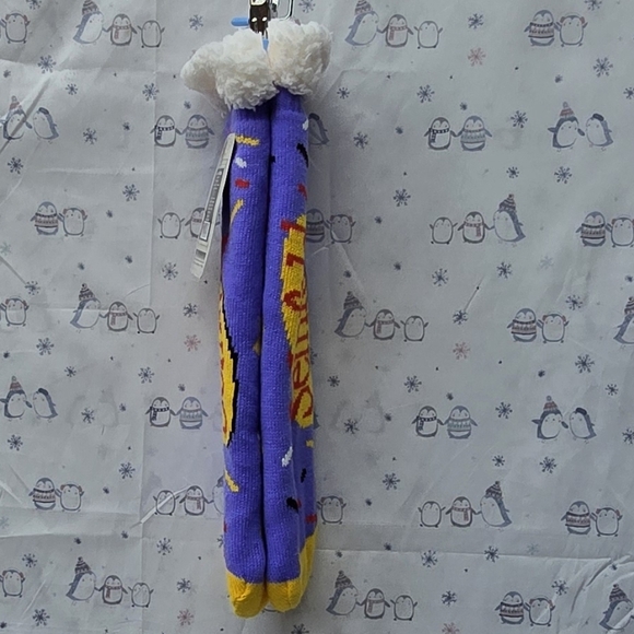 Purple and Yellow Women's Socks - Picture 4 of 5